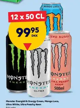 BorderShop Monster Energy (12 x 50 CL) tilbud