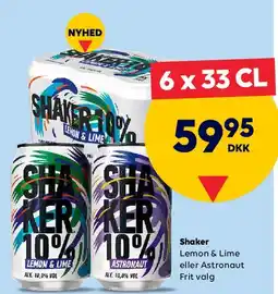 BorderShop Shaker 6 x 33 CL tilbud