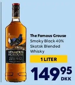 BorderShop The Famous Grouse Smoky Black 40% Skotsk Blended Whisky tilbud