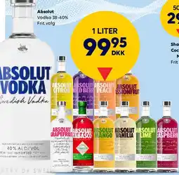 BorderShop Absolut Vodka tilbud