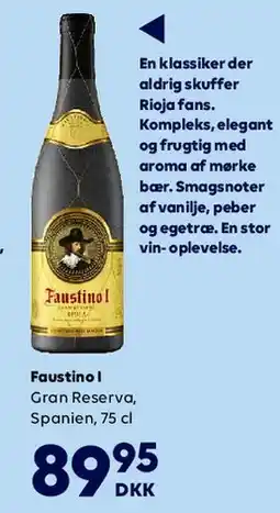 BorderShop Faustino I Gran Reserva tilbud