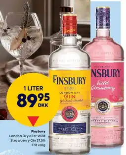 BorderShop Finsbury Gin (London Dry / Wild Strawberry) tilbud