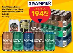 BorderShop 3 rammer øl (24 x 33 cl) tilbud