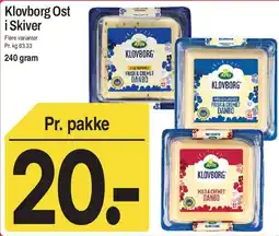 ABC Lavpris Klovborg Ost i Skiver tilbud