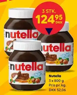 BorderShop Nutella (3 stk.) tilbud