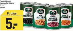 ABC Lavpris Taste Nature - bønner eller kikærter tilbud