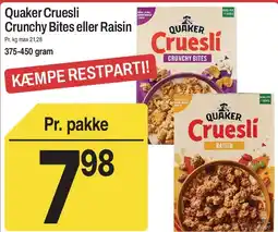 ABC Lavpris Quaker Cruesli tilbud