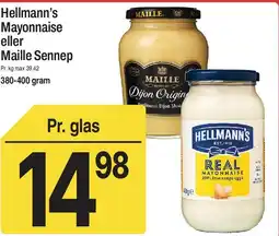 ABC Lavpris Hellmann's Mayonnaise eller Maille Sennep tilbud