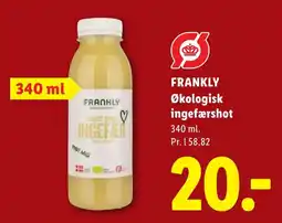 Lidl Frankly økologisk ingefærshot tilbud