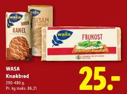 Lidl Wasa Knækbrød tilbud