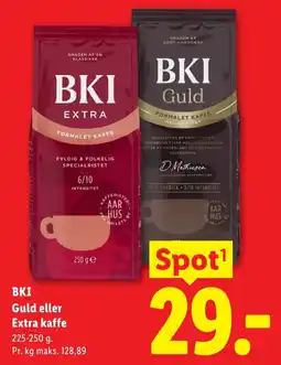 Lidl BKI Guld eller Extra kaffe tilbud