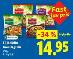 Lidl Freshona Grøntsagsmix tilbud