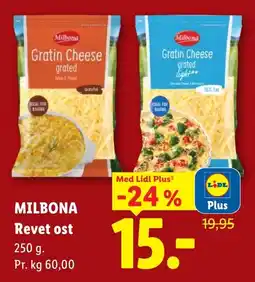 Lidl Milbona Revet ost tilbud