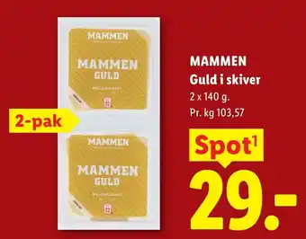 Mammen guld i skiver