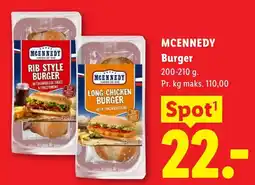 Lidl Mcennedy Burger tilbud