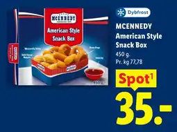 Lidl McKennedy American Style Snack Box tilbud