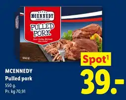 Lidl Mcennedy pulled pork tilbud
