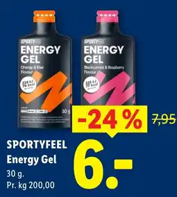 Lidl Sportyfeel Energy Gel tilbud
