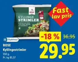 Lidl Rose Kyllingestrimler tilbud
