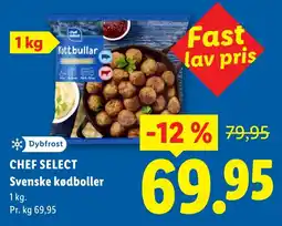 Lidl Chef Select Svenske kødboller tilbud