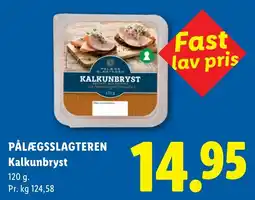Lidl Pålægsslagteren Kalkunbryst tilbud