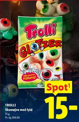 Lidl Trolli skumøjne med fyld tilbud