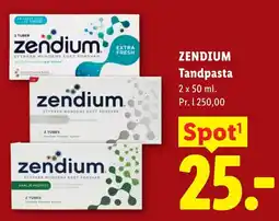 Lidl Zendium tandpasta tilbud
