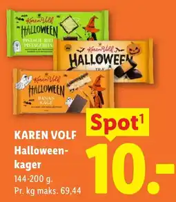 Lidl Karen Volf Halloween-kager tilbud