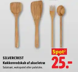 Lidl Silvercrest køkkenredskab af akacietræ tilbud