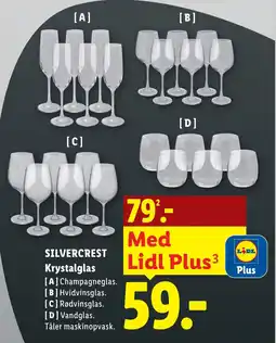 Lidl Silvercrest Krystalglas tilbud