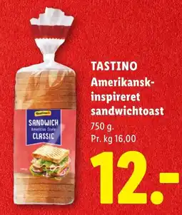 Lidl Tastino sandwichtoast classic tilbud