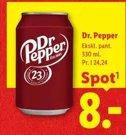 Lidl Dr Pepper tilbud