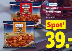 Lidl McKennedy chicken wings smokey bbq tilbud