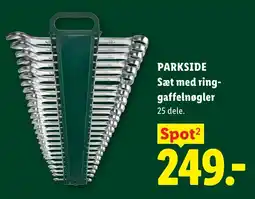Lidl Parkside sæt med ring-gaffelnøgler tilbud