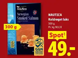 Lidl Nautica koldrøget laks tilbud