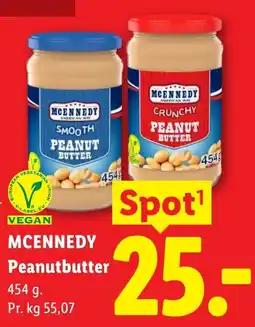 Lidl McKennedy Peanutbutter tilbud