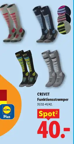 Lidl Crivit Funktionsstrømper tilbud