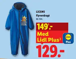 Lidl Licens Flyverdragt tilbud