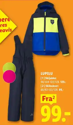 Lidl Lupilu Skijakke og Skibukser tilbud