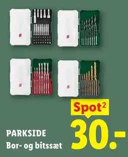 Lidl Parkside bor- og bitssæt tilbud
