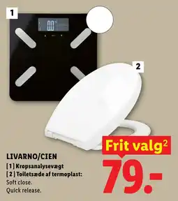 Lidl Livarno/Cien kropsanalysevægt tilbud