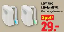 Lidl Livarno LED-lys til WC tilbud