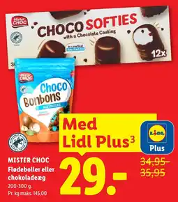 Lidl Mister Choc flødeboller eller chokoladeæg tilbud