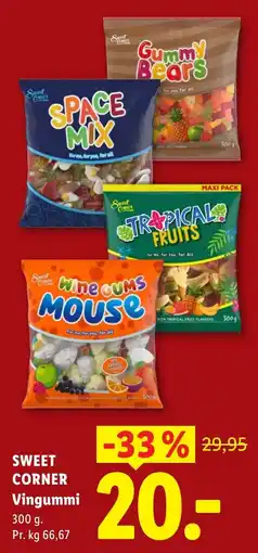 Lidl Sweet Corner Vingummi tilbud