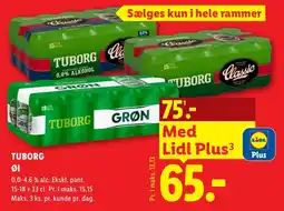 Lidl Tuborg øl tilbud