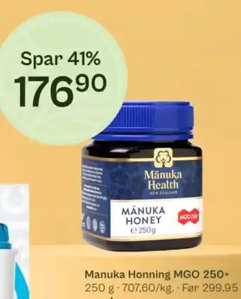 Manuka Honning MGO 250+