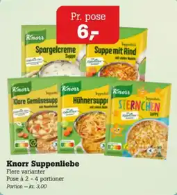 Poetzsch Padborg Knorr Suppenliebe tilbud