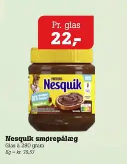 Poetzsch Padborg Nesquik smøreplæg tilbud