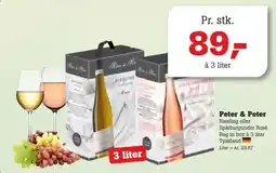 Poetzsch Padborg Peter & Peter Riesling eller Spätburgunder Rosé tilbud