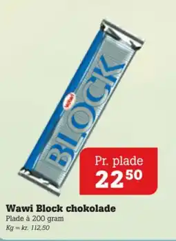 Poetzsch Padborg Wawi Block chokolade tilbud